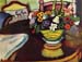 Still Life with venison and ostrich pillow by August Macke