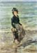 Beach scene by Lovis Corinth
