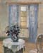 Blue clematis in the studio of the artist by Anna Ancher