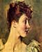 Portrait of Countess de Leusse, detail by Giovanni Boldini