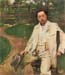 Portrait of the pianist Conrad Ansorge by Lovis Corinth