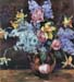 Roses, lilacs and daffodils by Lovis Corinth