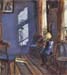 Sunshine in the blue room by Anna Ancher