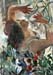 Woman with lilies in the greenhouse by Lovis Corinth