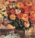 Zinnias by Lovis Corinth