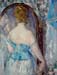 Before the Mirror by Manet