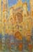 Claude_Monet - Rouen Cathedral Facade at Sunset
