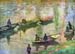 Fishermen on the Seine at Poissy by Monet