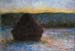 Haylofts thaw, sunset by Monet