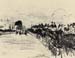 Horse racing by Manet