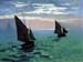 Le Havre - exit the fishing boats from the port by Monet