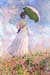 Nainen ja paivanvarjo by Monet