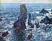 Rocks on Belle-Ile (The needles of Port-Coton) by Monet
