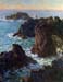 Rocky peaks at the Belle-Ile by Monet