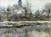 Snow in Vetheuil by Monet