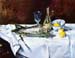 Still Life with Salmon by Manet
