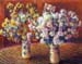 Two vases with Chrysanthemums by Monet