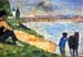 A swimming pool in AsniOres, study by Seurat