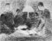 Family evening by Seurat