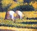 Farmers at work by Seurat