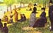 La Grande Jatte by excursionists by Seurat