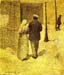 Man and woman on the street by Agrande