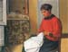 The seamstress by Felix Vallotton