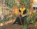 Young woman painting by Felix Vallotton