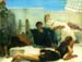Alma-Tadema - A reading of Homer, detail [1]