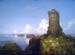 Italian Coast Scene with Ruined Tower -Thomas Cole