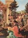 Adoration of the Magi (Washington) Detail 2 by Botticelli