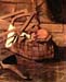 Adoration of the Shepherds detail by Caravaggio