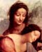 Anna Selbdritt 2 detail by Da Vinci