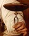 Bacchus detail 2 by Caravaggio