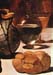 Christ in Emmaus detail by Caravaggio