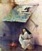 Epiphany-Triptych of St. Peter and Donors detail by Bosch