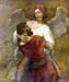 Jacob's struggle with the angel by Rembrandt