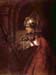 Man with arms (Alexander the Great) by Rembrandt