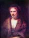 Portrait of Hendrickje Stoffels [2] by Rembrandt