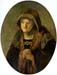 Portrait of Rembrandt's mother in an Oval by Rembrandt