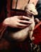 Portrait of a Lady with Ermine Detail by Da Vinci