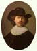 Self-Portrait Oval, by Rembrandt