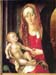 The Virgin and Child before an archway by Durer