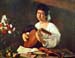 The lutist by Caravaggio