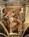 The prophet Jonas by Michelangelo