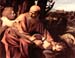 The sacrifice of Isaac's by Caravaggio