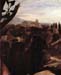 The sacrifice of Isaac's detail  (landscape) by Caravaggio