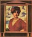 Lady in Red by Franz von Stuck