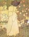 Lady in her garden by Joseph Rippl-Ronai
