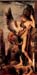 Oedipus and the sphinx by  Gustave Moreau